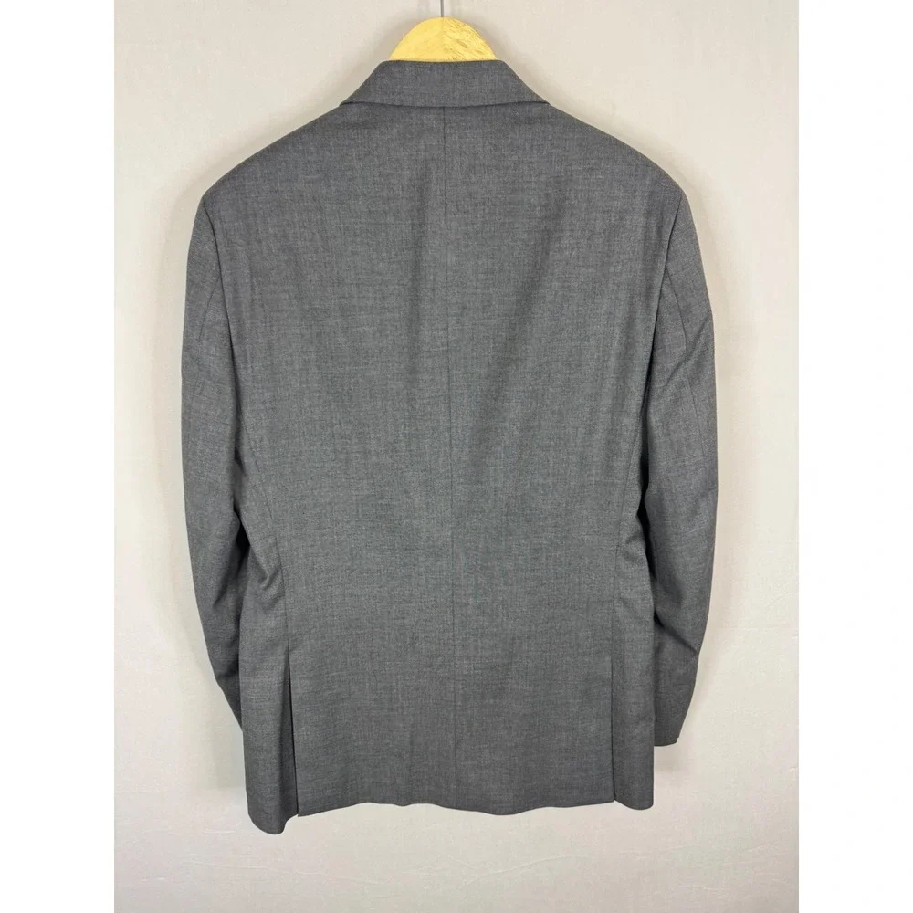 Van Heusen Mens Cool Flex Slim Fit‎ Blazer Gray Sport Coat 40L Tall